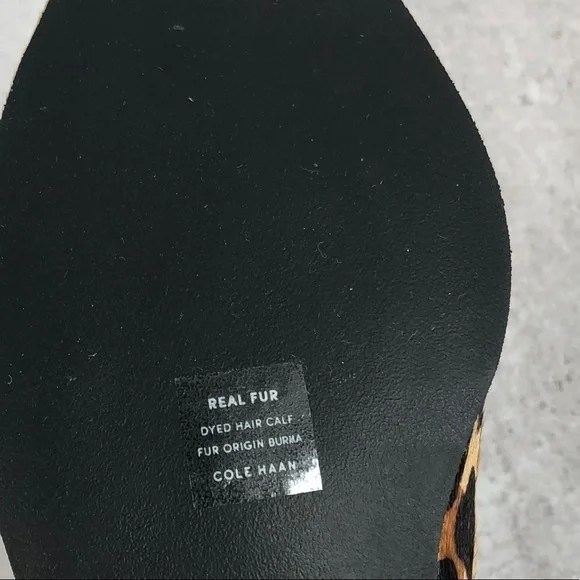 NIB Cole Haan leopard bootie 8 and 9 - Picture 4 of 5